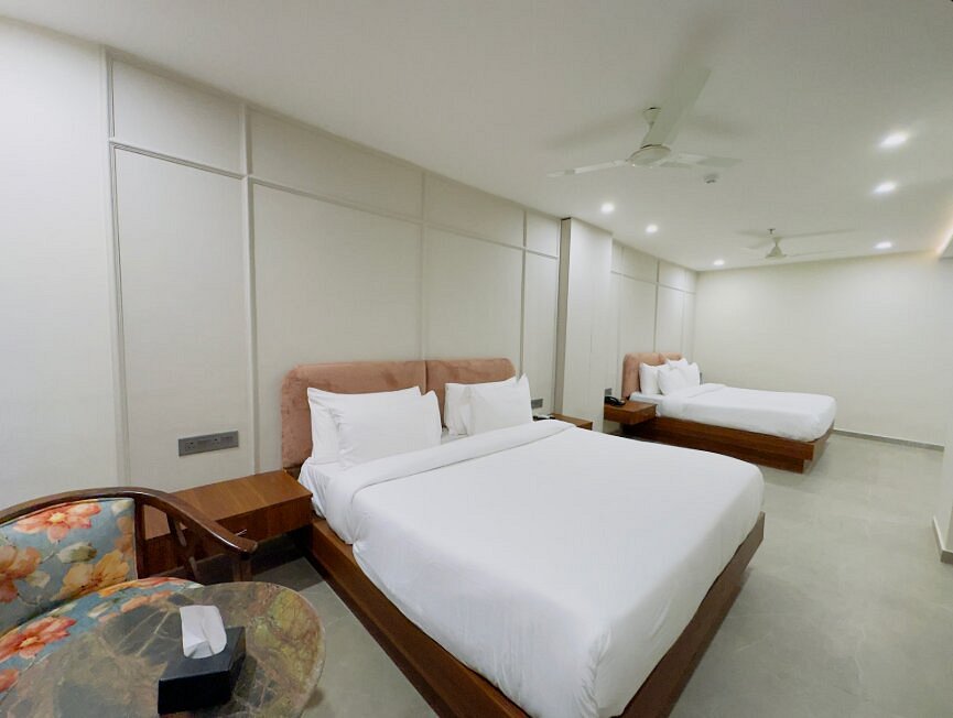 Family Four Bed Room at Nirvana Boutique Hotel Ujjain - Spacious family accommodation with four beds